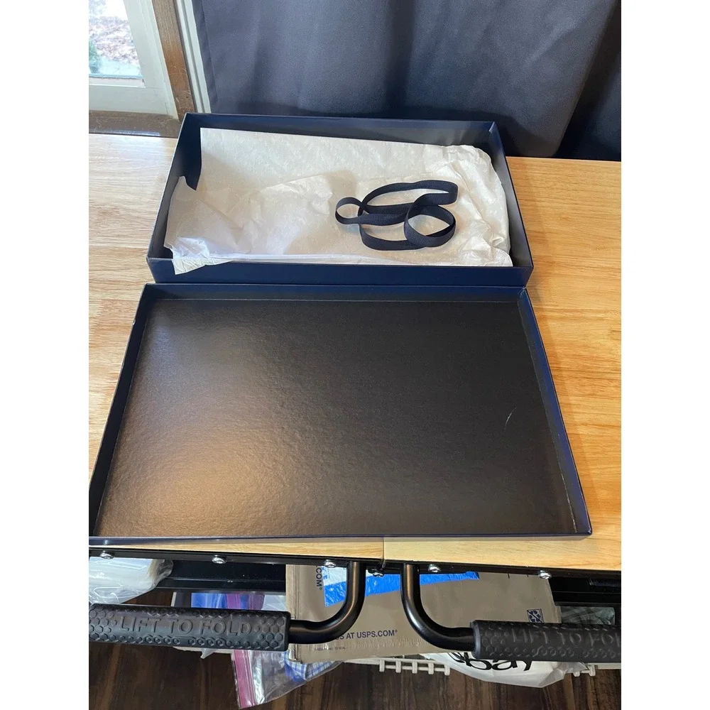 Ralph Lauren Navy Blue Large Gift Box Gold Logo‎ Tissue Ribbon 17x11.5x2
